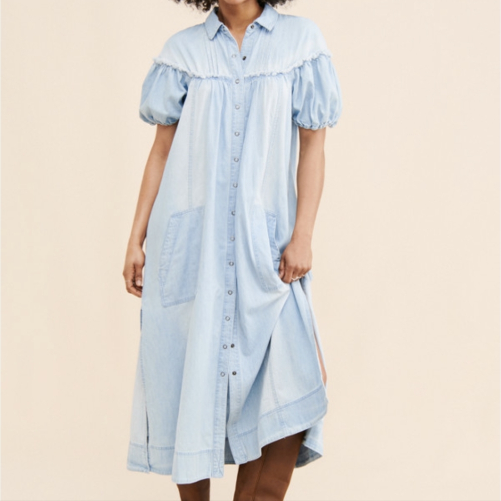 Free People On The Road Denim dress